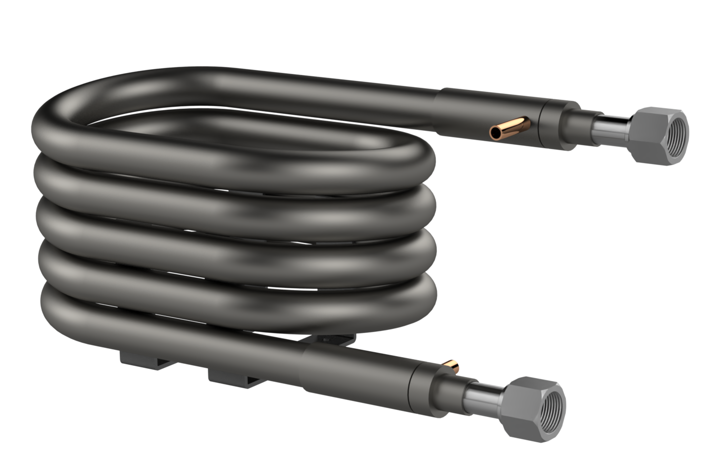 2 ton Coaxial tube in tube titanium evaporator