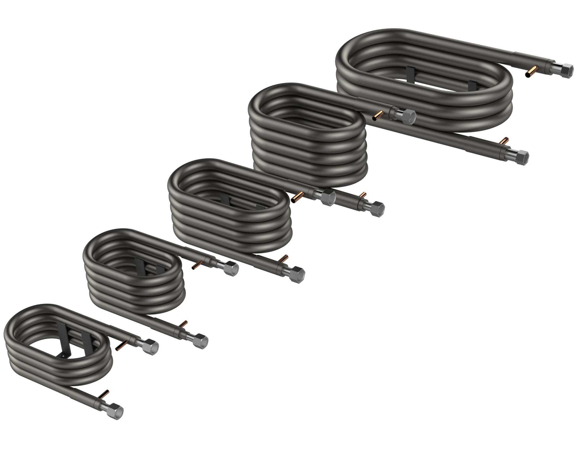 Coaxial Tube-in-Tube Titanium Evaporators